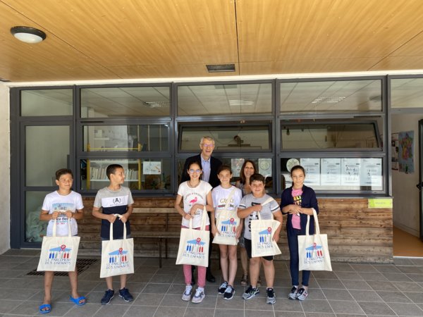Visite du député M. Castellani
